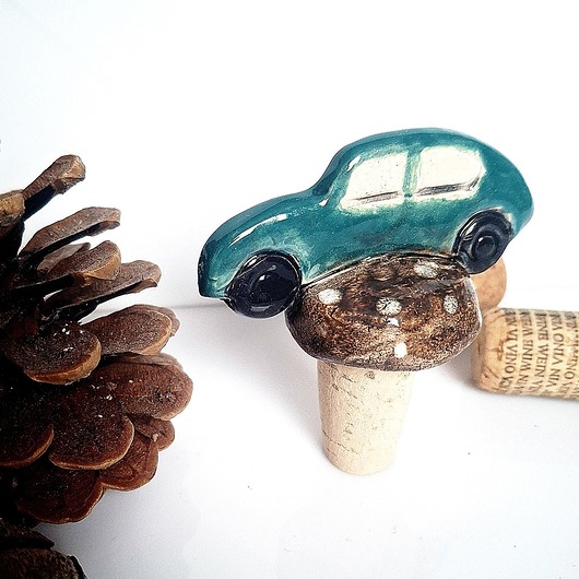 dodatki - różne Ceramiczny korek - Garbus