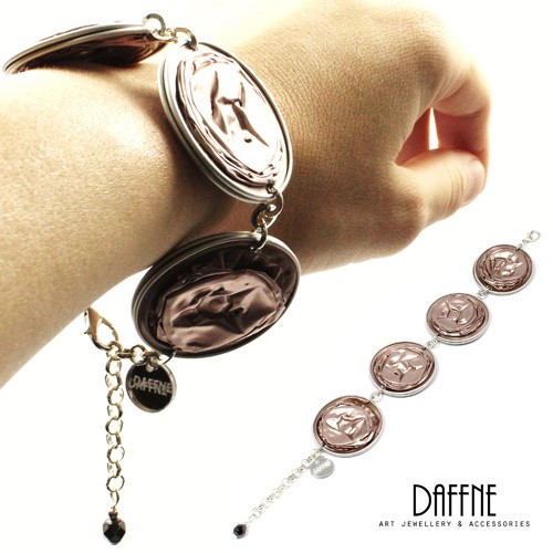 Bransoletka Pink Capsules by Daffne LOVINA PRINTS