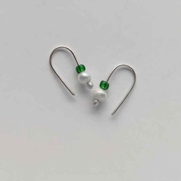 kolczyki z kamieniami Kolczyki OKRĄG