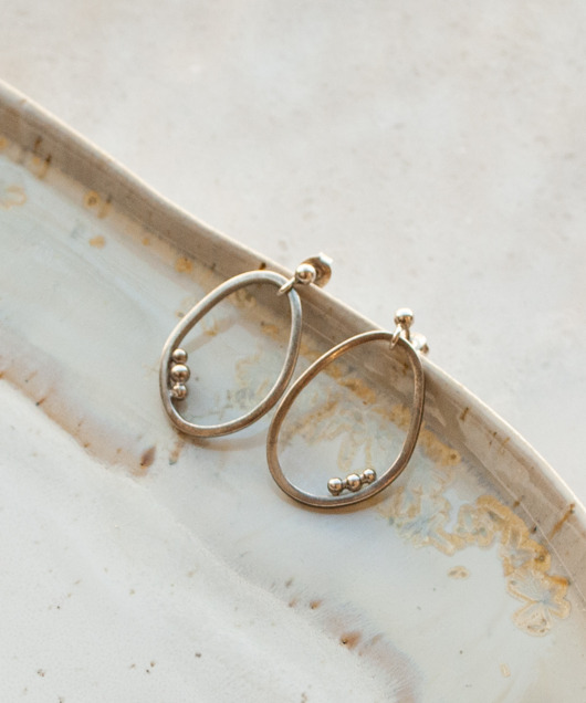 kolczyki srebrne Kolczyki srebrne OH! No. 1.