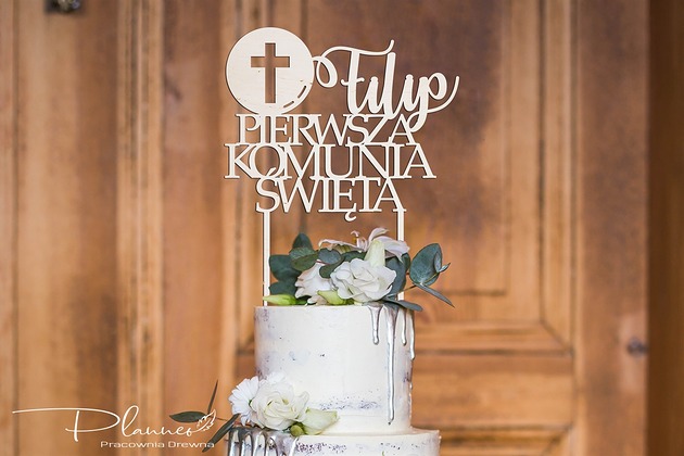 komunia - pozostałe Toper Topper Pierwsza Komunia Święta Duży