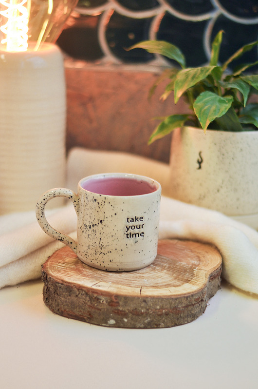 kubki Ceramiczny Kubek 250 ml "take your time"