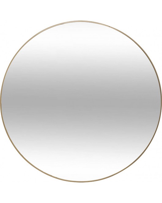 lustra stojące i wiszące Lustro Metalowe Lustro Dekoracyjne Grande Złote 110 cm