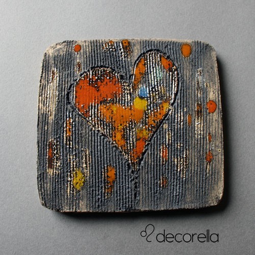 Kafel - dekor Serce 07 decorella