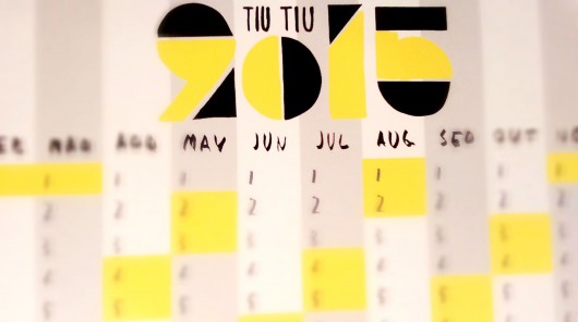 KALENDARZ 2015 Tiu Tiu pracownia rysunku