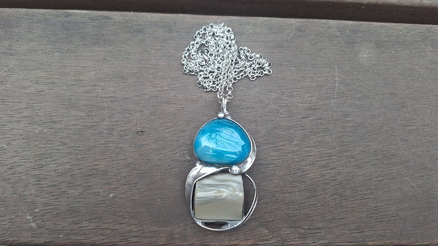 wisiory Krzemień i agat - wisiorek