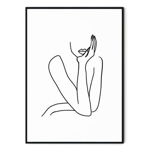 Plakat minimalistyczny Woman no. 3 myscandi