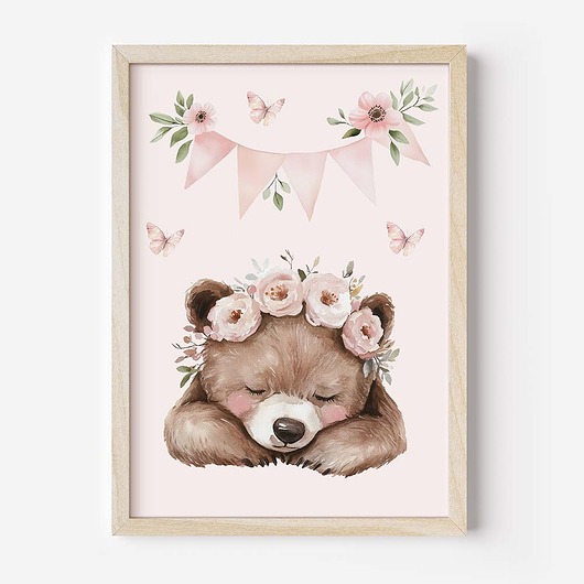 obrazy i plakaty do pokoju dziecięcego Kolekcja leśne zwierzęta nr 12  Plakaty Na Ścianę Dla Dzieci