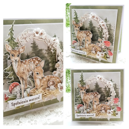 kartki scrapbooking Kartka spełnienia marzeń