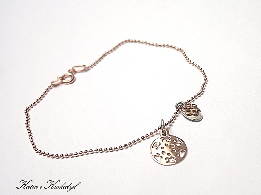 Pink gold /rozeta/-bransoletka Katia i krokodyl