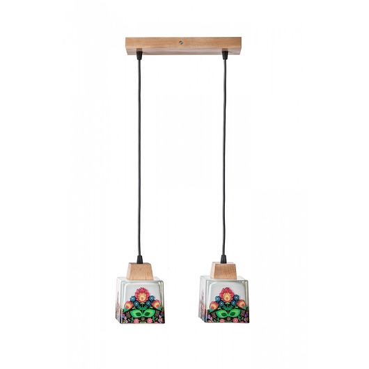 Lampa wisząca podwójna,sufitowa,folkowa,120cm Home Design