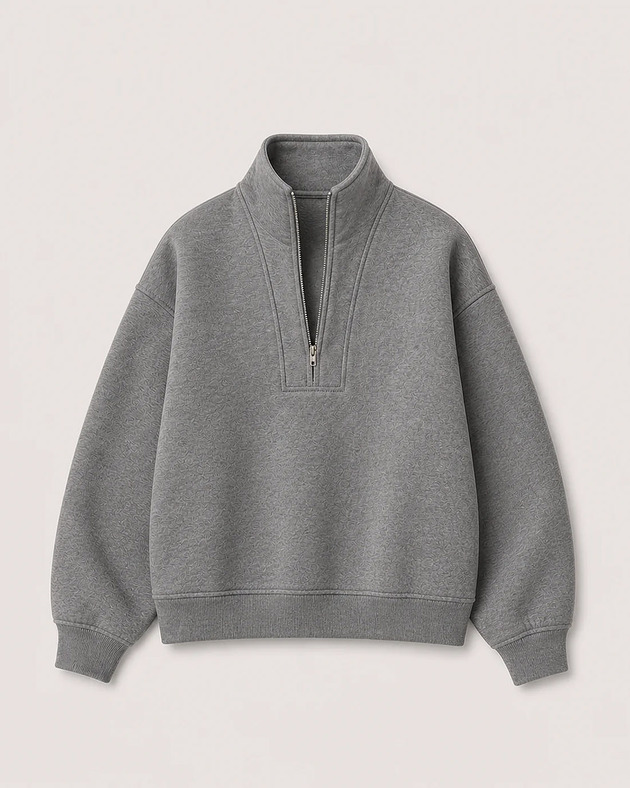 bluza bez kaptura damska Bluza grey lounge soft