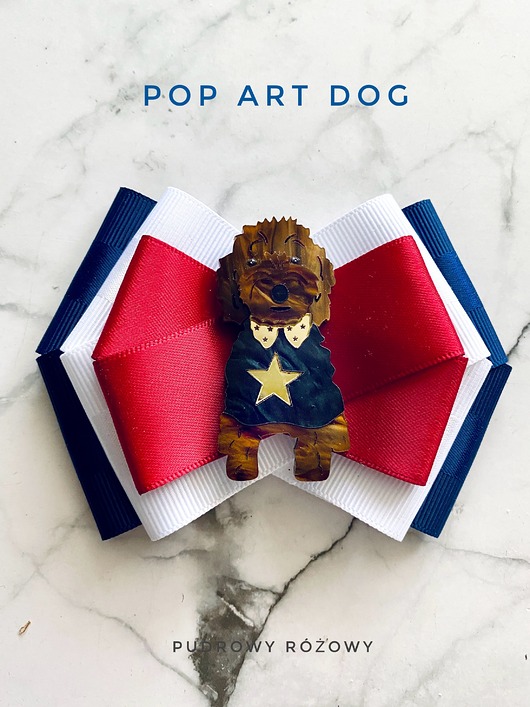 broszki Kolekcja Pop Art Dog  Pudel,  Labradoodle , Pudel Toy 1 szt