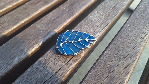 broszki Liść - broszka