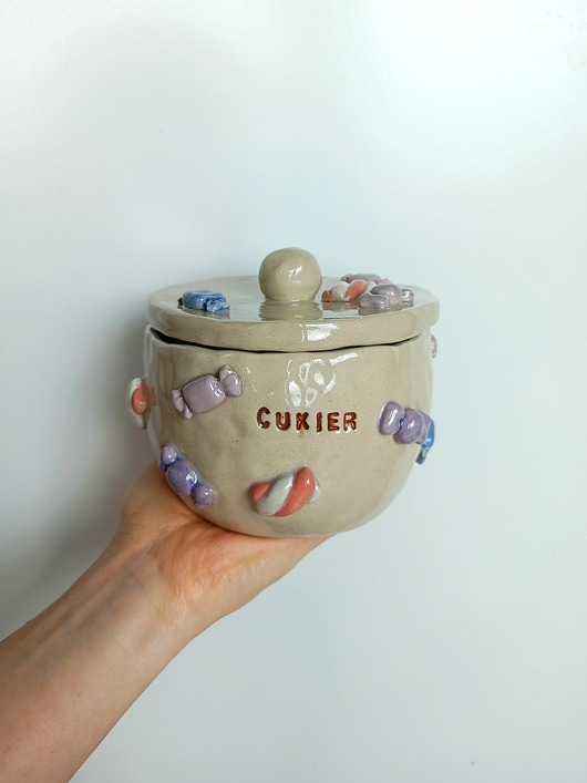 cukiernice Ceramiczna ręcznie robiona cukiernicza
