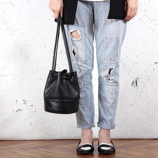 Saq bag czarna / sakiewka / city bag  hairoo