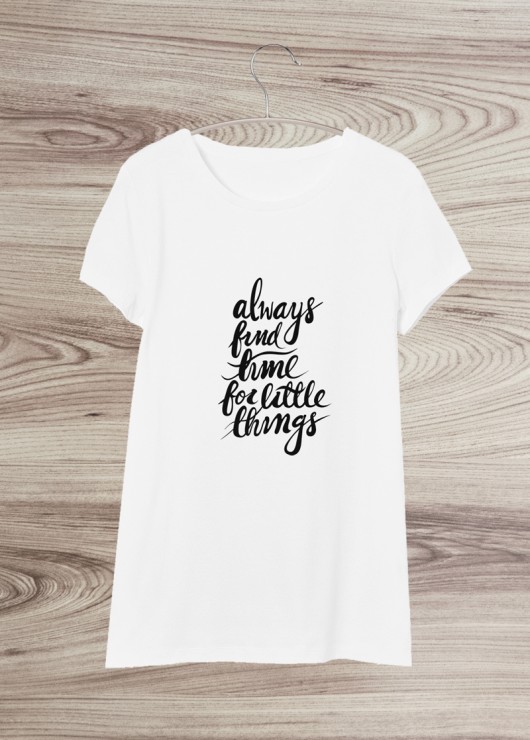 T-SHIRT oversized ALWAYS FIND TIME FOR LITTLE  staysimplecollection