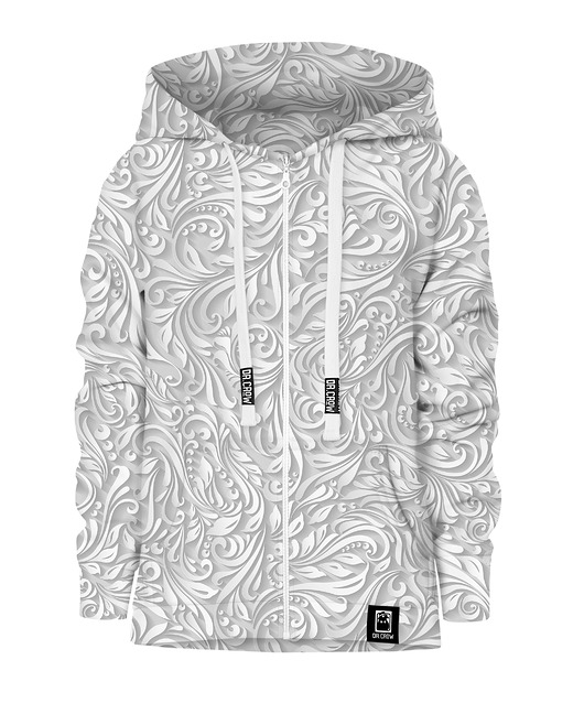 bluzy dla dziewczynki Bluza Zamek Dziewczynka DR.CROW White Paisley