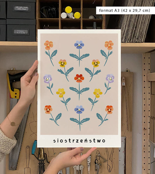 Siostrzeństwo - Plakat lub pocztówka od JP Japier Papier