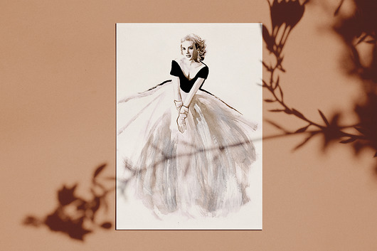 Grace Kelly print A3 Sylwia Debicka