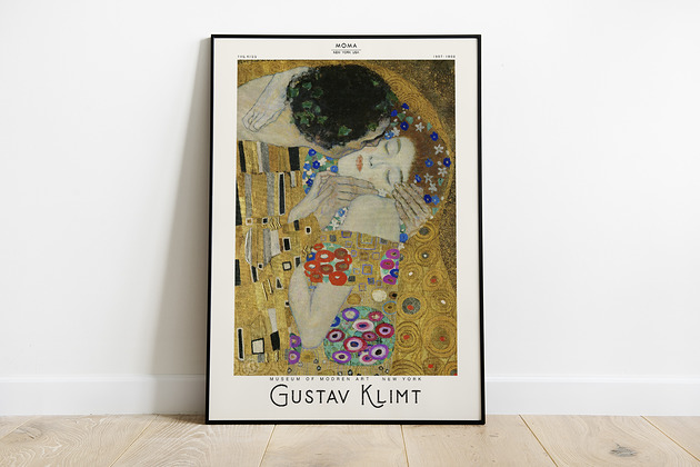 Gustav Klimt - plakat wystawowy Pas De LArt