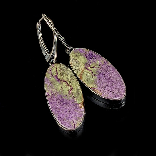 kolczyki srebrne Kolczyki srebrne eteryczne atlantysyty