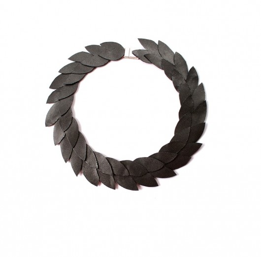 Circles and lines- black Republika jewelry