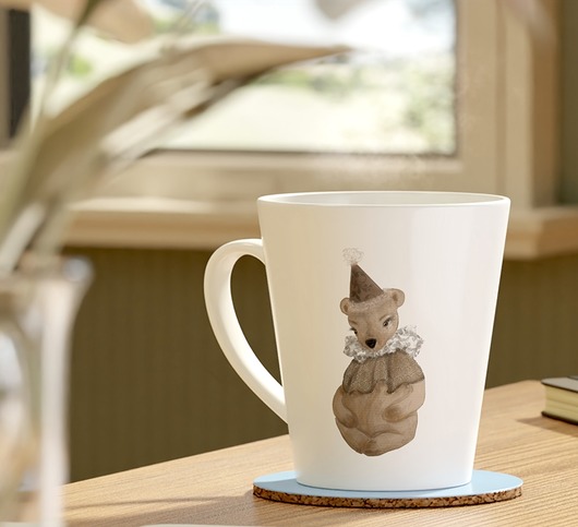 kubki Kubek latte kubek design kubek do kawy MIŚ VINTAGE