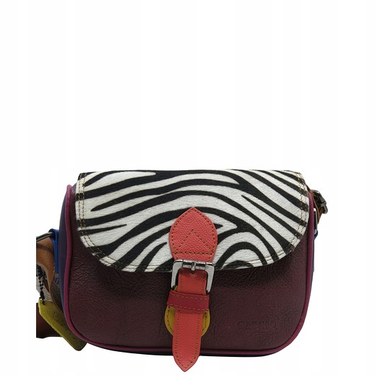 torby na ramię Listonoszka torebka damska skóra naturalna kolorowa oryginalna OLIVKA