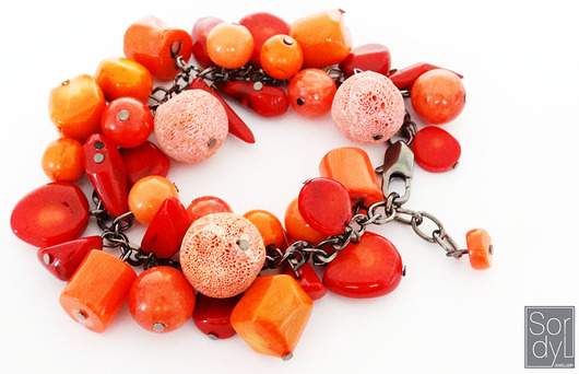 Bransoletka z koralu naturalnego Sordyl Jewellery