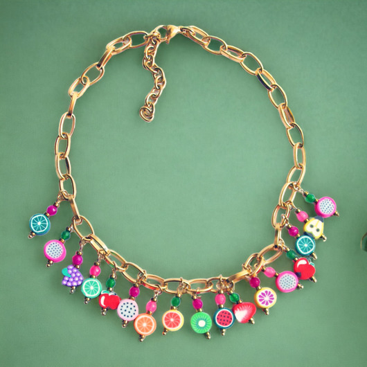 chokery Owocowy naszyjnik : choker : kolia