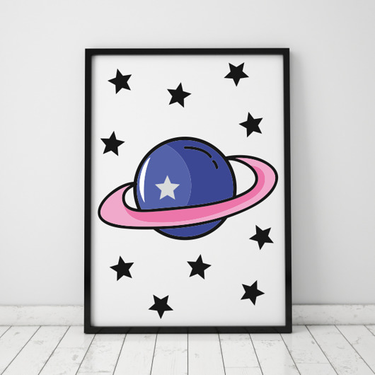 PLAKAT, OBRAZEK DO POKOJU DZIECKA Planeta Dekoracjan