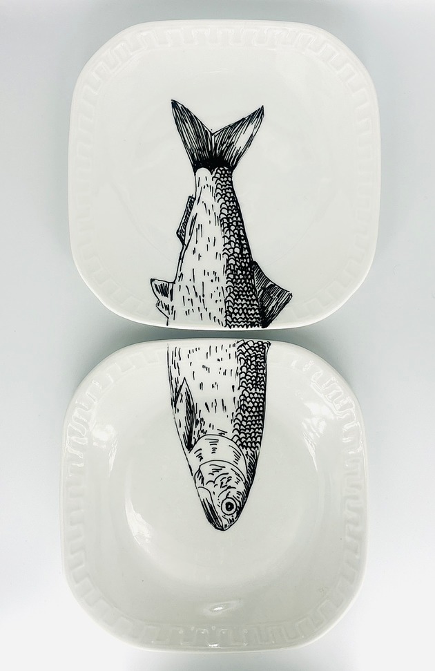 Ozdoby na ścianę Ryby puzzle