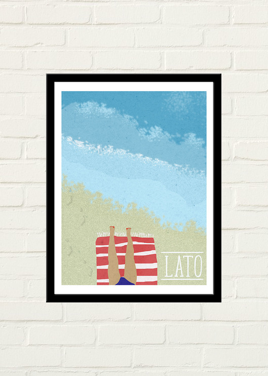 Lato Plakat 50x70 GAU Home