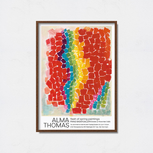 plakaty Alma Thomas - Exhibition Poster