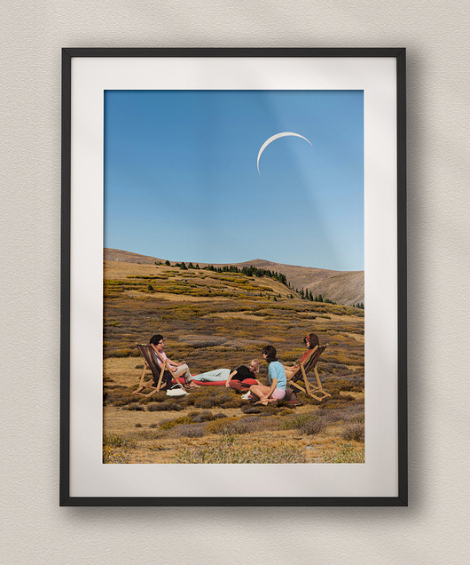 plakaty Plakat Wróżki z Zielonego Wzgórza - Kolaż Fine Art