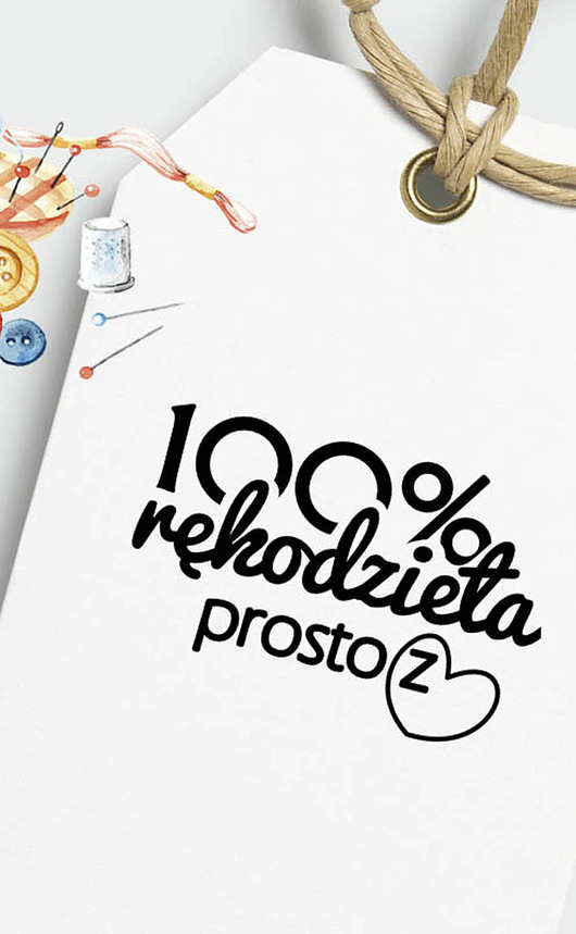stemple Napis 100% polskiego rękodzieła