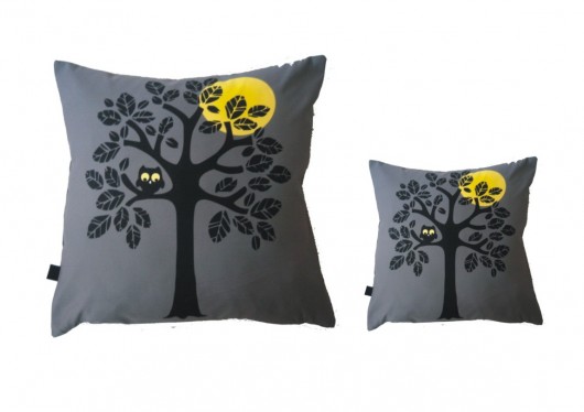 Dwie poduszki z sową Gaul Designs