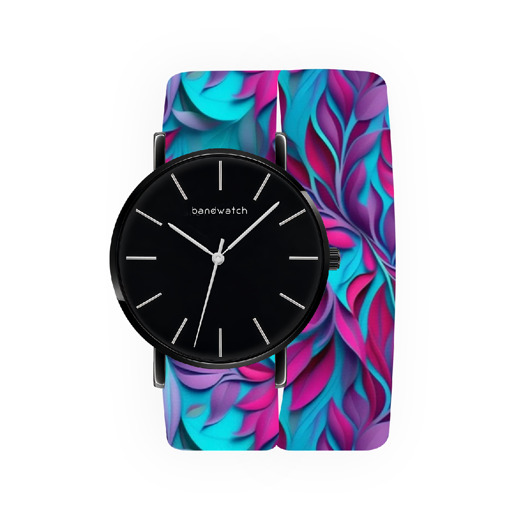 zegarki damskie Zegarek damski wiązany - Glow Tangle - Tarcza Czarna