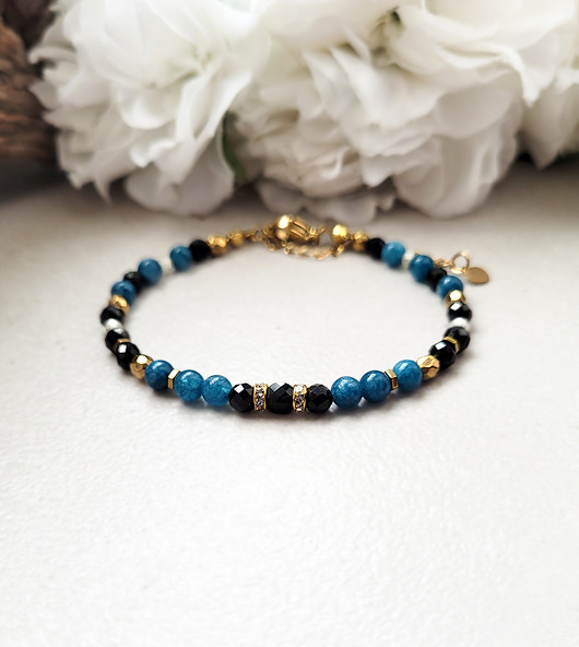 bransoletki z kamieni naturalnych Spełnienie marzeń- Elegancka bransoletka z Turmalinem