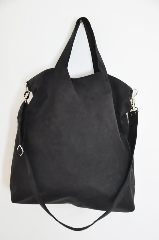 Torba hobo XXL - czerń PRACOWNIA 166