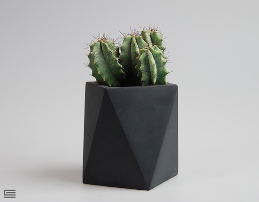 Doniczka betonowa Ikosahedron 3 MANUFAKTURA BETONU