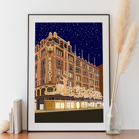 grafiki i ilustracje Harrods Dior Caffee