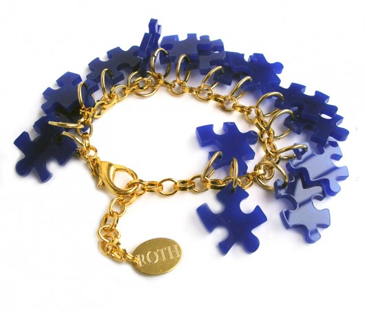 PuzzLove DeLuxe/ bransoletka / granat Monika Roth