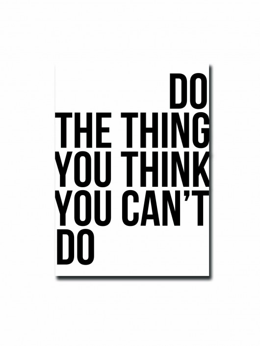 Do The Thing PostCard  MM House Design