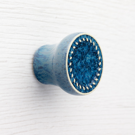 gałki do mebli Gałka do mebli szaroniebieska, wz.12