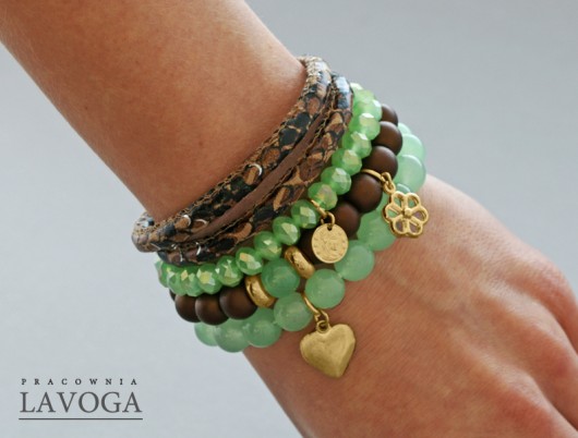 Green & brown set with snake. Lavoga