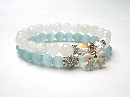 BLUE and WHITE  BOW  VOL. 2  /20-06-16/ duo KiKa pracownia