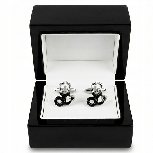 spinki do mankietów SPINKI DO MANKIETÓW koszuli prezent dla lekarza