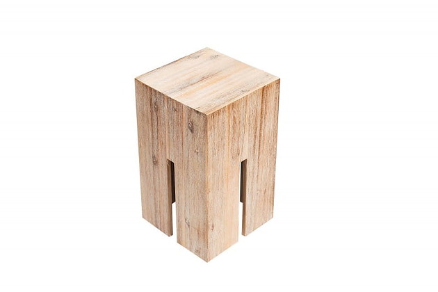 Stolik DIY Castle drewno akacjowe 45cm Home Design